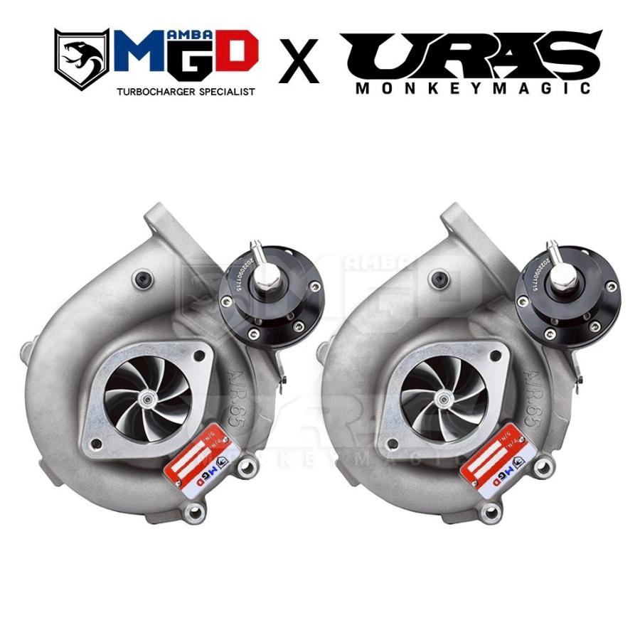 タービン　スカイライン D5-7 ボールベアリングターボチャージャー 日産 RB26DETT GT-R GEN III GTX2871R用 MGD |  | 03