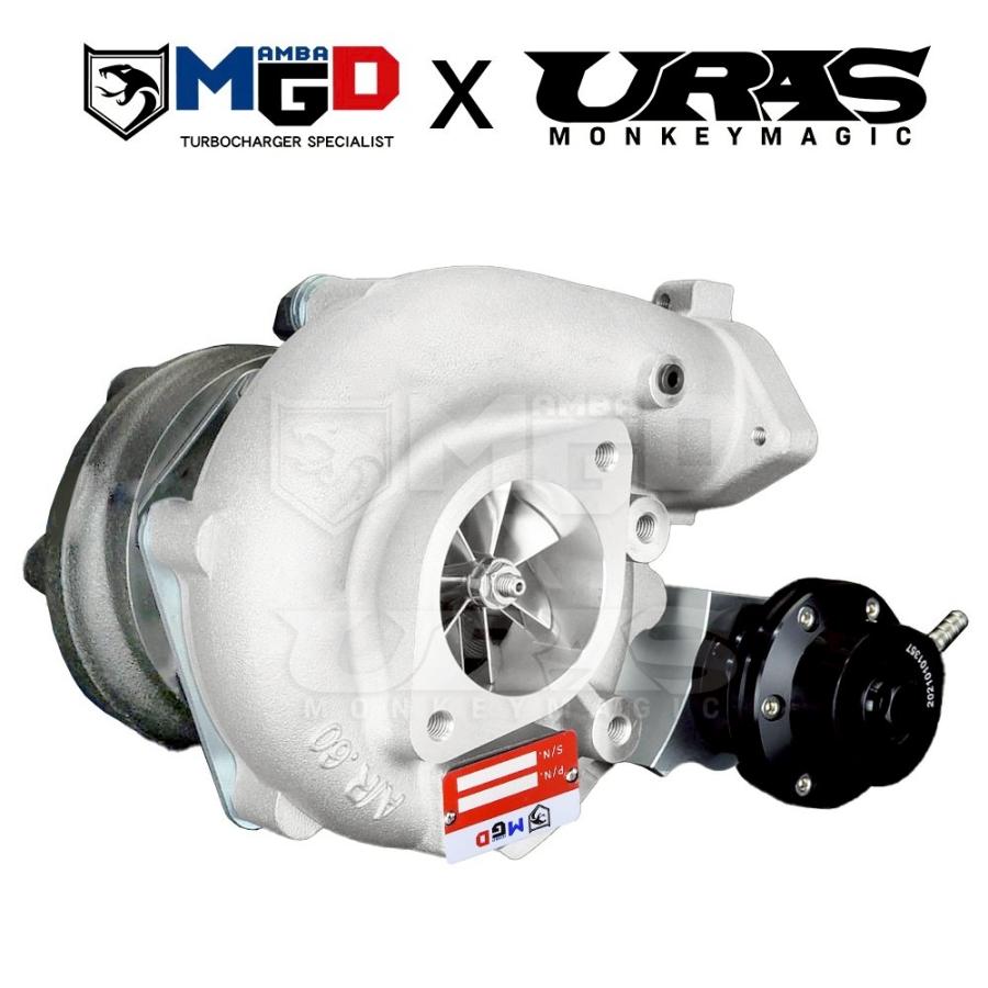 MGD URAS タービン　日産シルビア SR20DET S13 S14 S15 A/R.60 GTX3071R .64 HSG ボルトオンボールベアリングターボ |  | 02