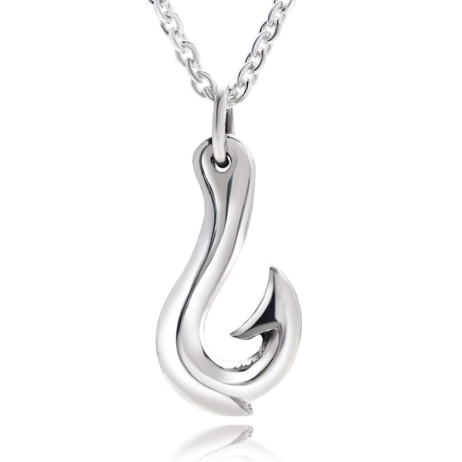 Reotti 釣り針ネックレス フィッシュフック メンズ シルバー925 ハワイアンジュエリー Silver 925 Necklace 45cm Www Erhamah Com