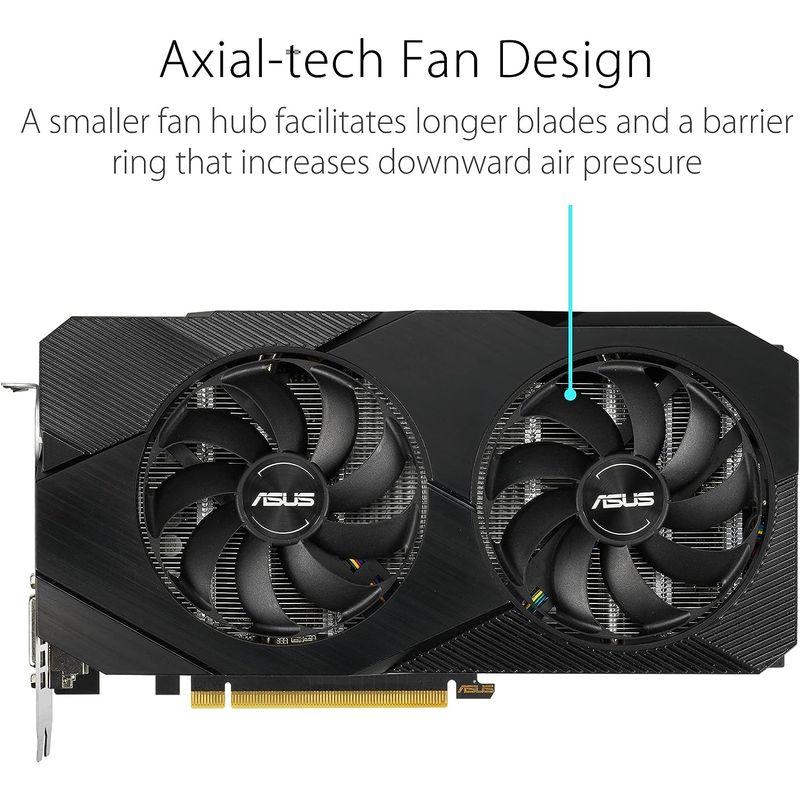 最適な価格 ASUS GeForce RTX 2060デュアルEVO OC（6GB GDDR6 / PCI Express 3.0 / 1365MHz-