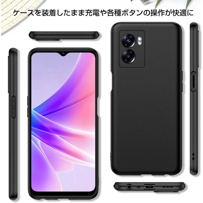 OPPO A77 ケース dasbulk オッポA77 oppoa77 カバー TPU 耐衝撃 CPH2385 フィット感 マット感 レンズ｜urasoe｜02