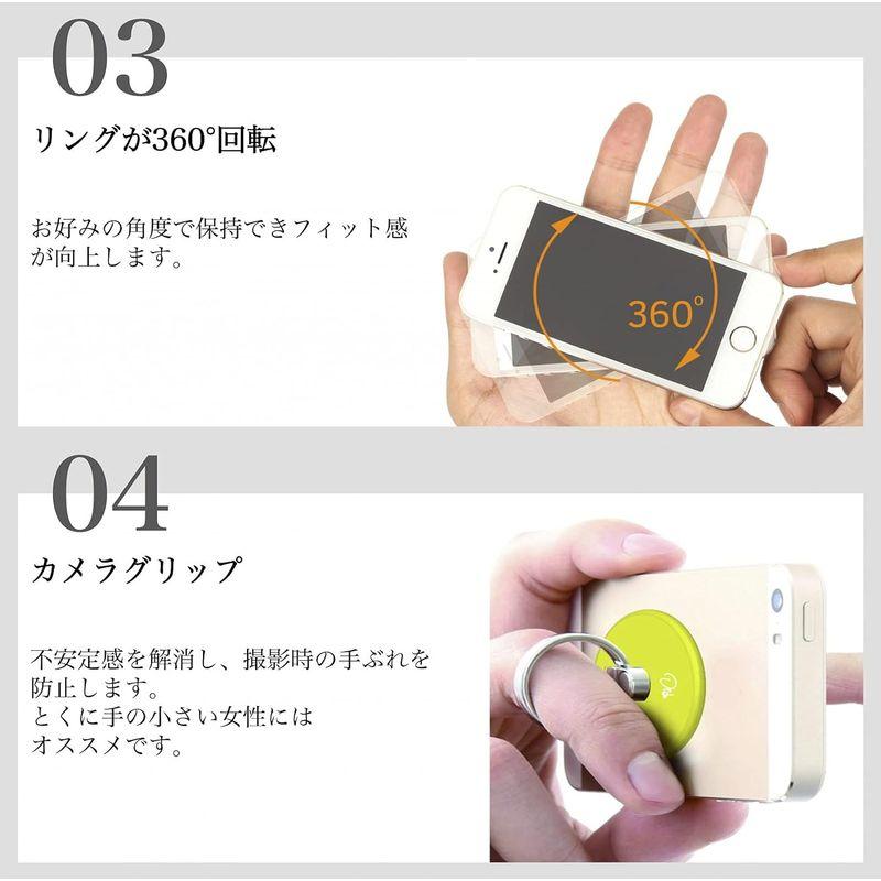 BUNKER RING Dishスマートフォンリングバンカーリング ディッシュ正規品 (Heart廃盤色)｜urasoe｜07