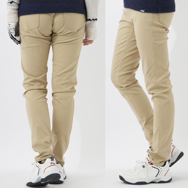 【秋冬モデル】FILA GOLF（フィラゴルフ） 裏起毛ロングパンツ（レディス) 792-300 (792300) ストレッチ/保温｜urasports｜02