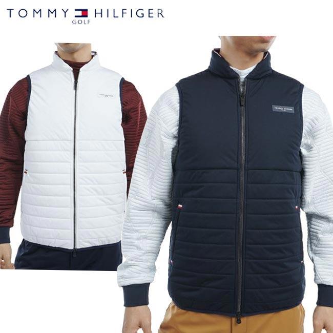 トミーヒルフィガー ゴルフ 圧着キルト 中綿 ベスト THMA467 ゴルフウェア トップス 2024年秋冬モデル   TOMMY HILFIGER GOLF（トミー ヒルフィガー ゴルフ） 【2024年秋冬