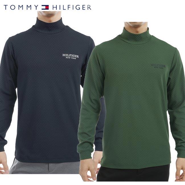 トミーヒルフィガーゴルフ(  GOLF)ゴルフウェア 長袖ハイネックシャツ THMA486-GRN(… TOMMY HILFIGER GOLF（トミー ヒルフィガー ゴルフ） 【2024年秋冬
