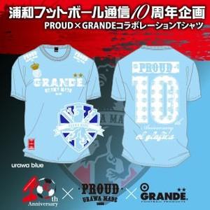 浦和フットボール通信10周年メモリアルver PROUD URAWA MADE×GRANDE T-SHIRTS | 