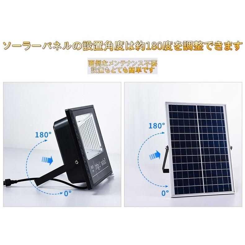 LEDソーラーライト 60w 屋外防水照明 太陽光発電  光センサー  防犯 防水 自動点灯  屋外 自転車 駐車場 玄関 廊下 軒先 庭 ガーデン｜urazaki｜09