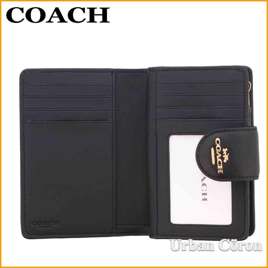 COACH（コーチ） 財布 二つ折り COACH C0082 カーキ×ブラック