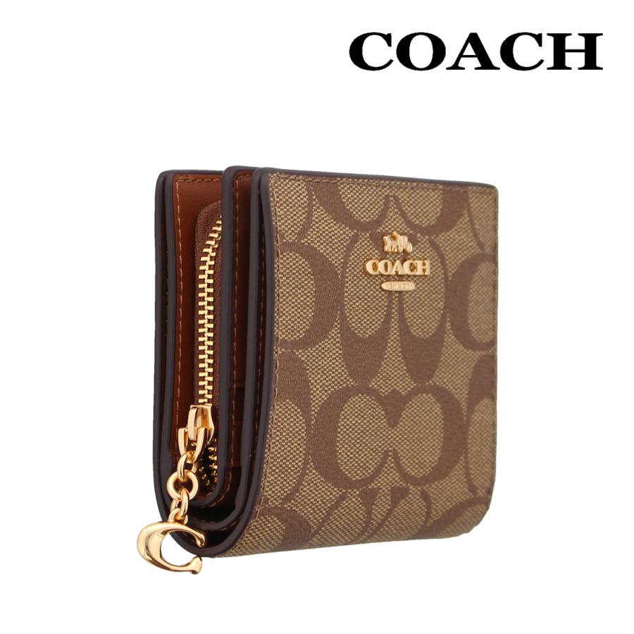 【新品・未使用】COACH 財布 二つ折り財布 C3309 IMS5U COACH（コーチ） 財布 二つ折り COACH C3309 カーキ×レッドウッド