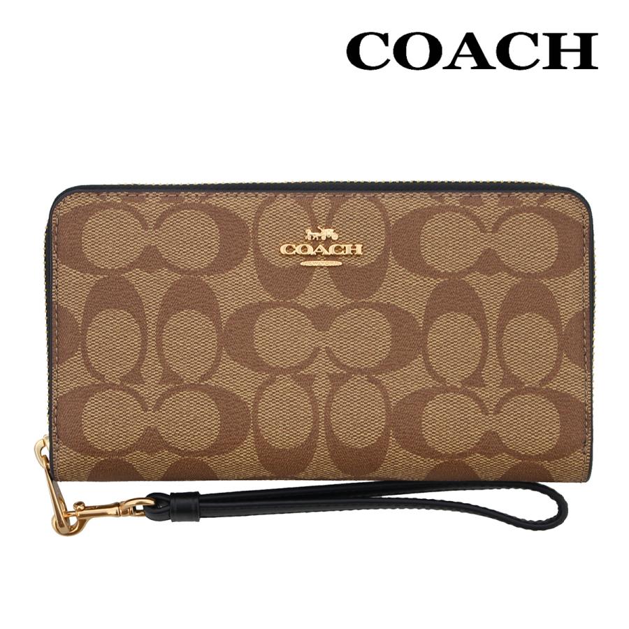 COACH（コーチ） 訳あり/コーチ 財布 長財布 COACH C4452 カーキ 
