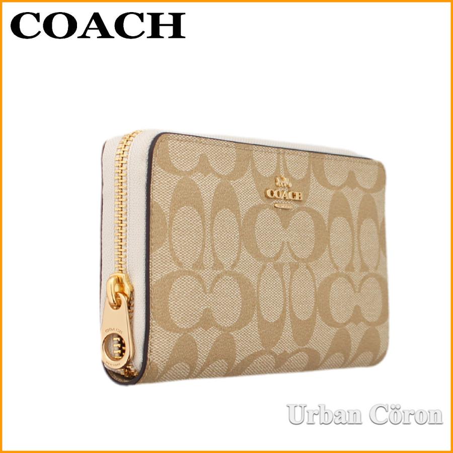 COACH コーチ 財布 長財布 C4452 ライトカーキ×チョーク COACH コーチ 財布 長財布 C4452 ライトカーキ×チョーク