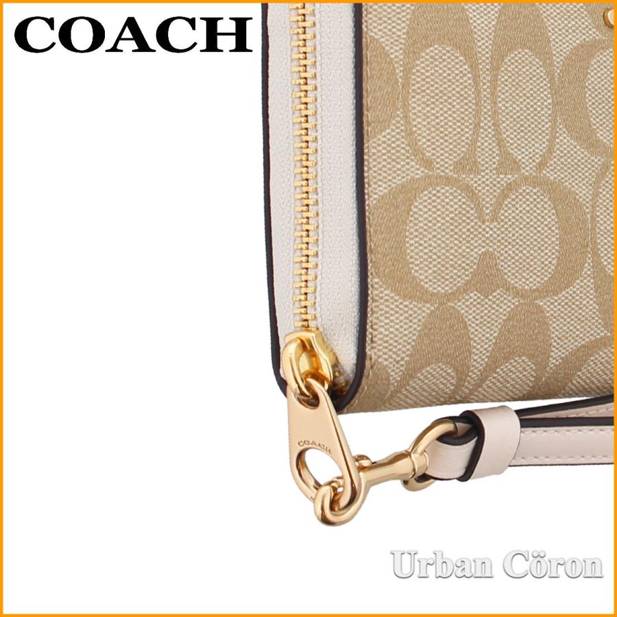 COACH コーチ 財布 長財布 C4452 ライトカーキ×チョーク COACH コーチ 財布 長財布 C4452 ライトカーキ×チョーク