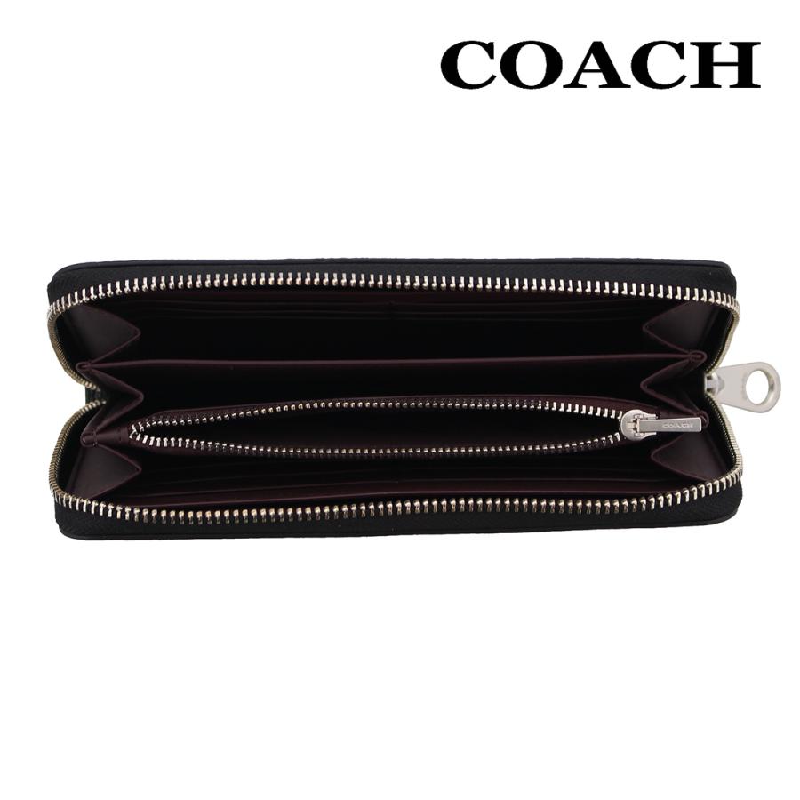 COACH コーチ 財布 長財布 C4452 グラファイト×ブラック COACH コーチ 財布 長財布 C4452 グラファイト×ブラック