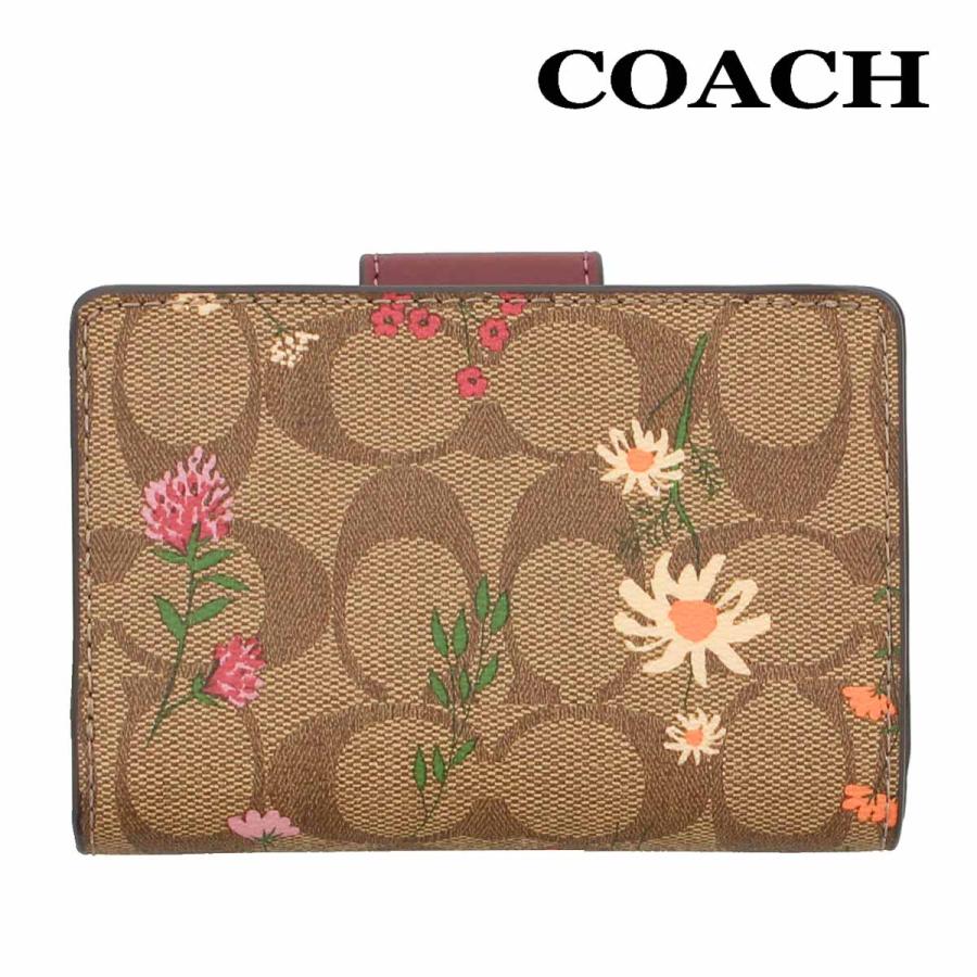 COACH 訳あり/コーチ 財布 二つ折り C8730 カーキマルチ COACH 訳あり/コーチ 財布 二つ折り C8730 カーキマルチ