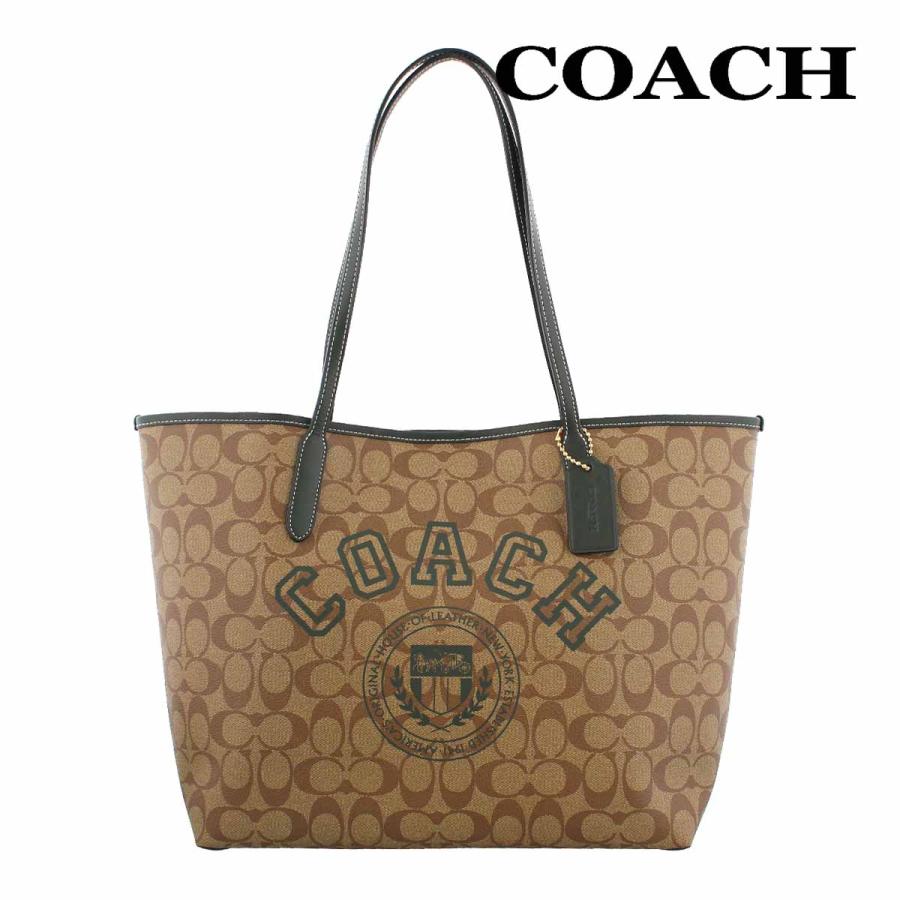 COACH 訳あり/コーチ バッグ トートバッグ CB869 カーキ×アマゾン  