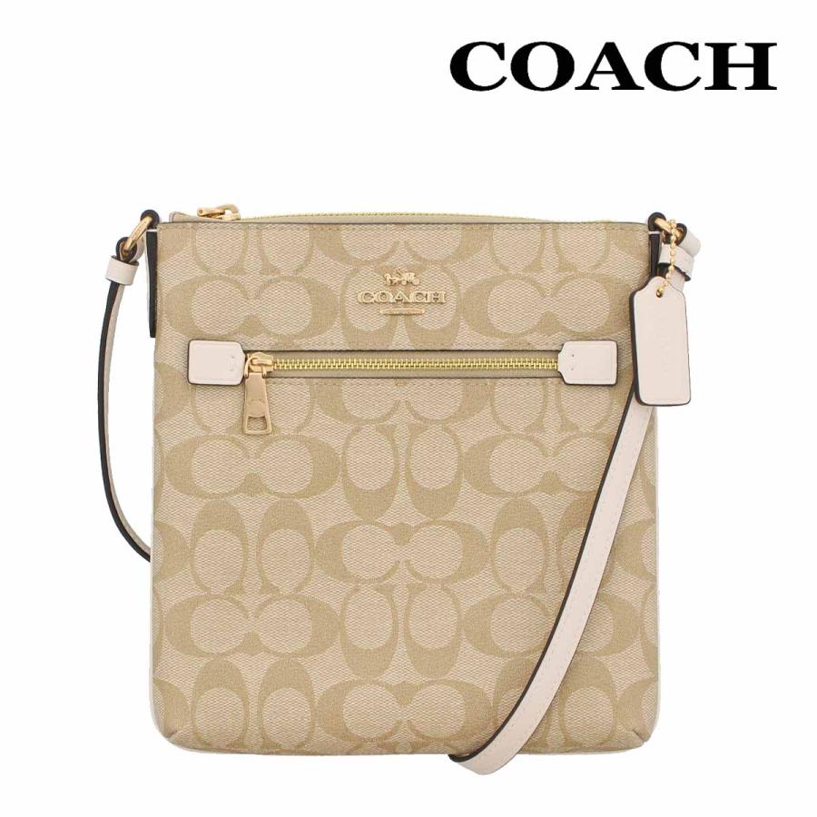 コーチ バッグ ショルダー COACH CF340 ライトカーキ×チョーク シグネチャー ミニ ローワン ファイル バッグ IMDQC アウトレット  : cf340-imdqc : アーバンコロン - 通販 - Yahoo!ショッピング