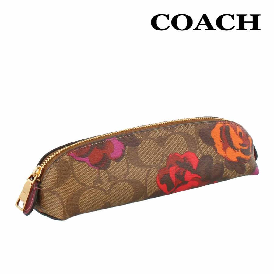 コーチ ポーチ ペンケース 小物 COACH CF385 カーキマルチ ジャンボ フローラル プリント ペンシル コスメティック ケース IME7V アウトレット :CF385-IME7V:アーバンコロン 通販 COACH ポーチ ペンケース 小物入れ