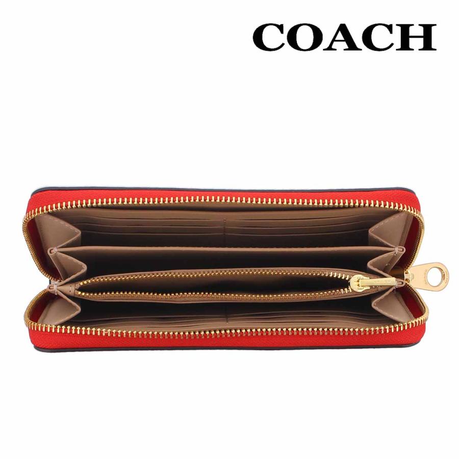 コーチ 財布 長財布 COACH CF406 チョークマルチ チェリープリント