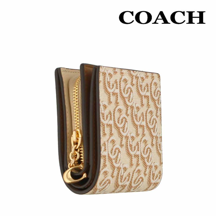COACH コーチ 財布 二つ折り CF522 チョーク シグネチャー COACH コーチ 財布 二つ折り CF522 チョーク シグネチャー