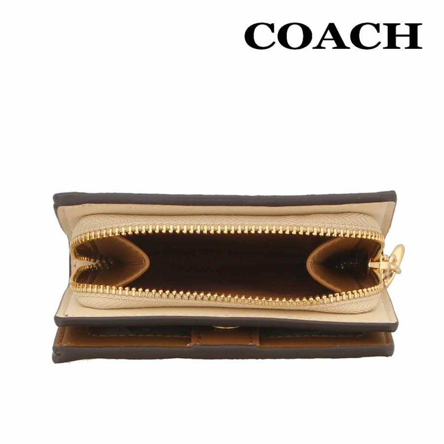 COACH コーチ 財布 二つ折り CF522 チョーク シグネチャー COACH コーチ 財布 二つ折り CF522 チョーク シグネチャー