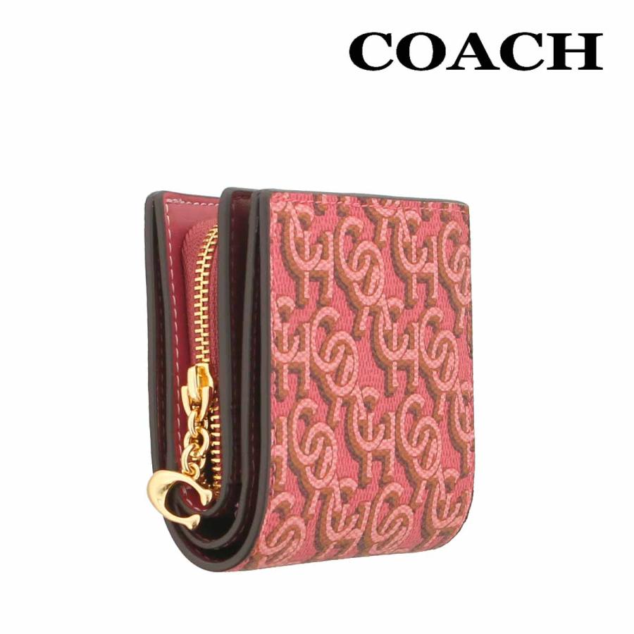 コーチ 財布 二つ折り COACH CF522 ルージュ シグネチャー モノグラム