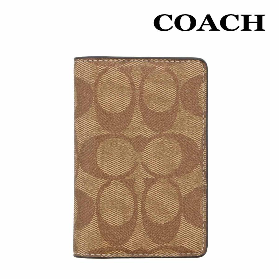 コーチ COACH カードケース CJ753-QBKHA COACH コーチ カードケース 名刺入れ 小物 メンズ CJ753 カーキ