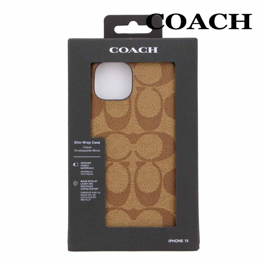 COACH コーチ iPhone15 スマホケース 小物 CT676 カーキ COACH コーチ iPhone15 スマホケース 小物 CT676 カーキ