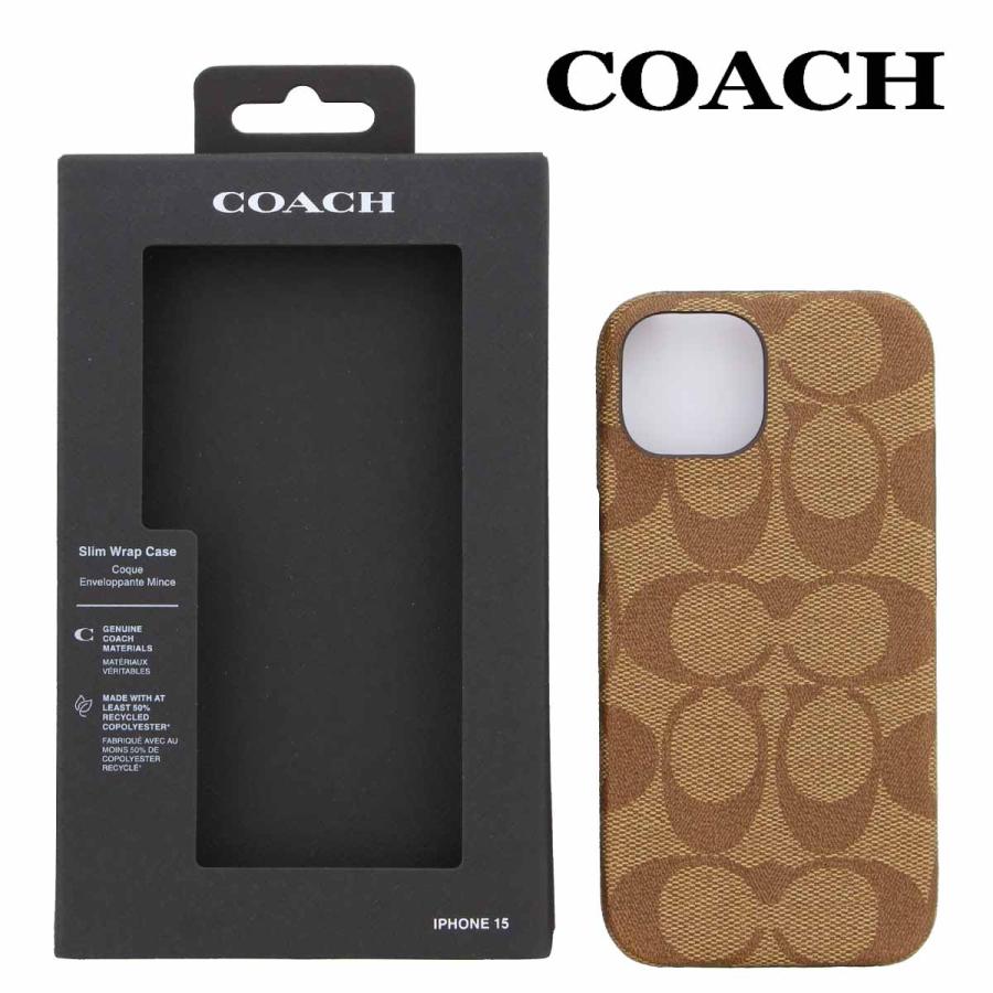 COACH コーチ iPhone15 スマホケース 小物 CT676 カーキ COACH コーチ iPhone15 スマホケース 小物 CT676 カーキ