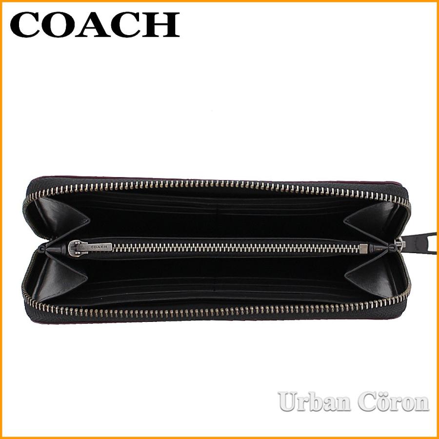 COACH コーチ 財布 長財布 メンズ F25517 ブラック×オックス COACH コーチ 財布 長財布 メンズ F25517 ブラック×オックス
