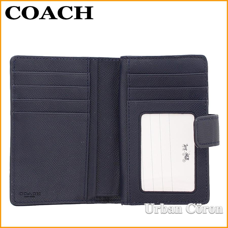 訳あり コーチ 財布 二つ折り Coach F539 ミッドナイト ブルーパーチ カラーブロック クロスグレイン ミディアム コーナー ジップ ウォレット アウトレット F539 Imerz W アーバンコロン 通販 Yahoo ショッピング