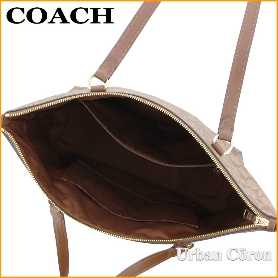 コーチ バッグ トートバッグ COACH F79609 カーキ×サドル2