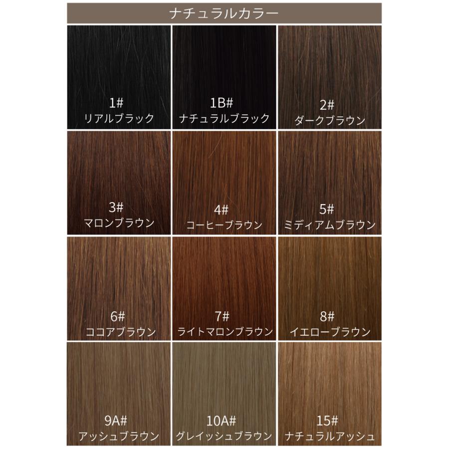 シールエクステ 約43cm 20シート(40本分) ナチュラルカラー 人毛 シールエクステ 約43cm 20シート(40本分) ナチュラルカラー 人毛