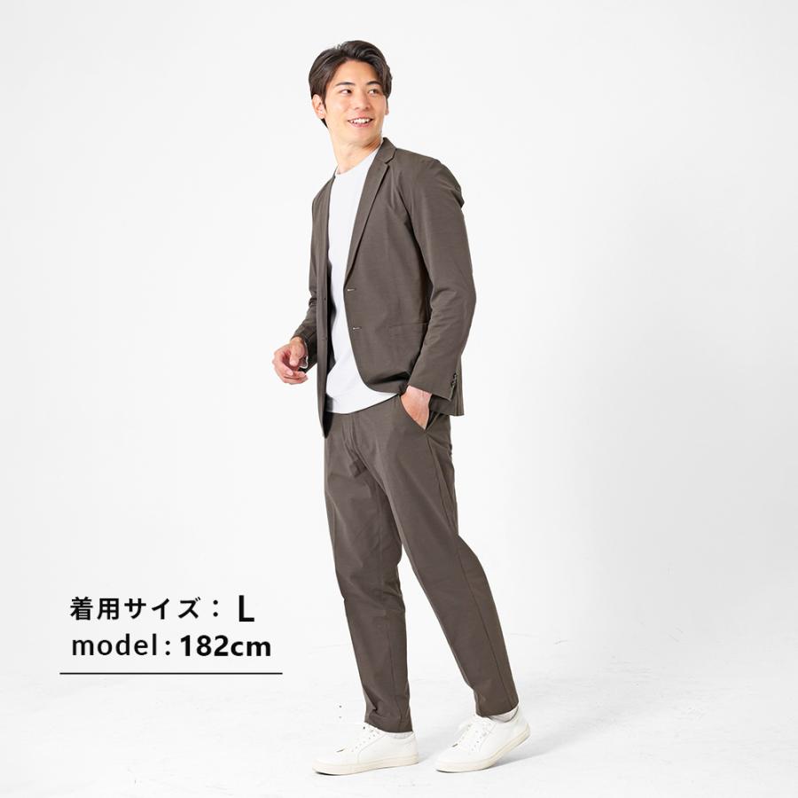 23区 テーラードジャケット 接触冷感・ストレッチ セレモニー ビジネス 洗える/UVカット/接触冷感】オックスストレッチテーラード