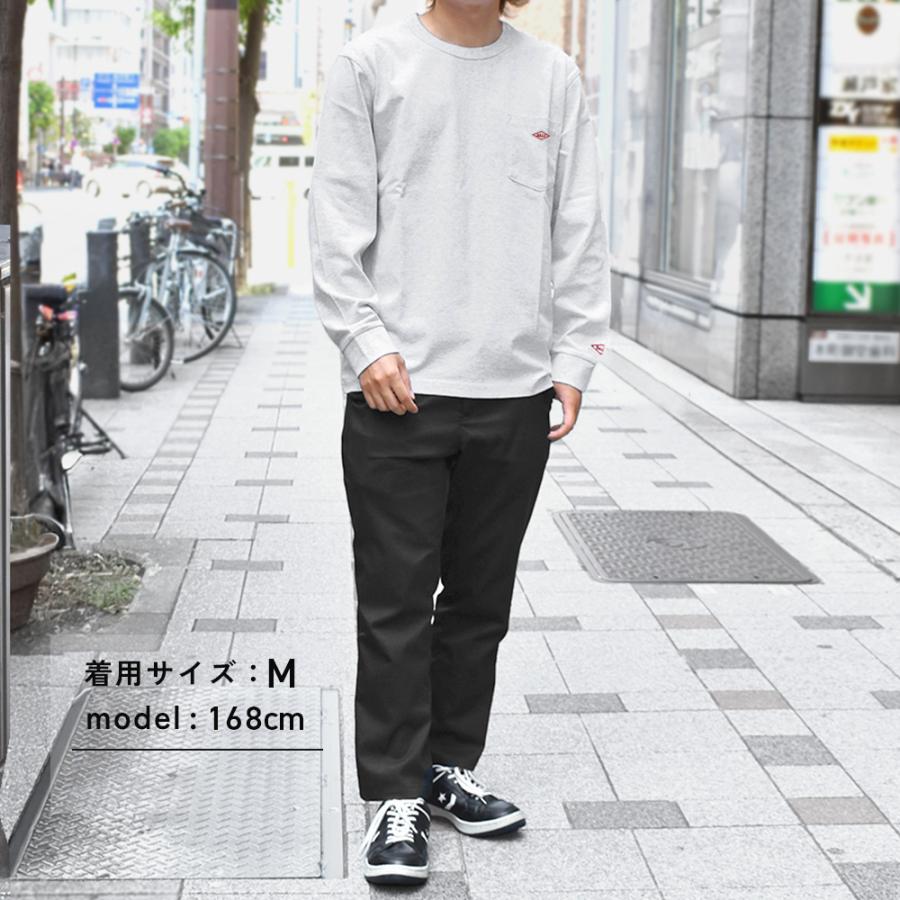 BALL Tシャツ 綿100% メンズ レディース ワンポイント 長袖 胸ポケット