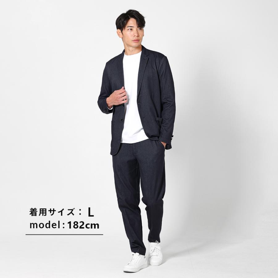 URBAN SQUARE セットアップ メンズ 2点セット デニムライク URBAN SQUARE セットアップ メンズ 2点セット デニムライク