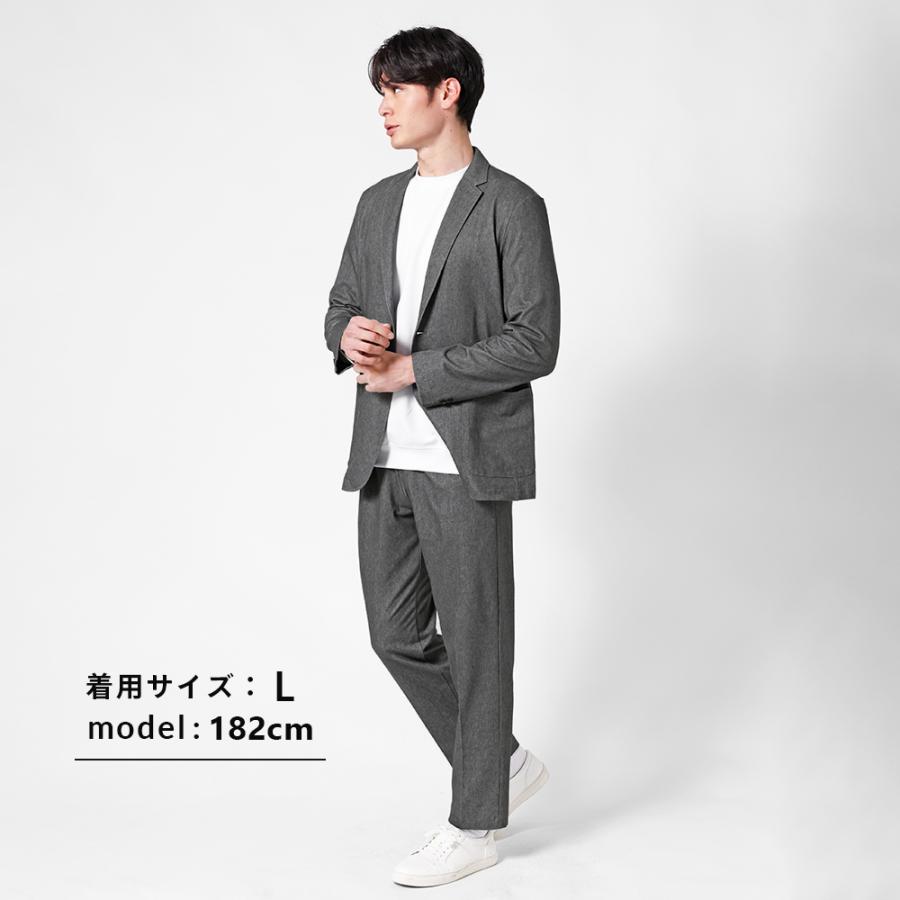 URBAN SQUARE セットアップ メンズ 2点セット デニムライク URBAN SQUARE セットアップ メンズ 2点セット デニムライク