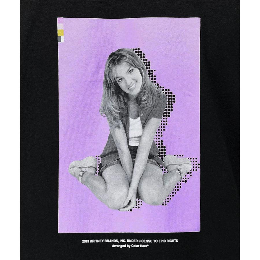 カラーバー COLOR BARS × BRITNEY SPEARS POP TEE | BLACK 半袖 T