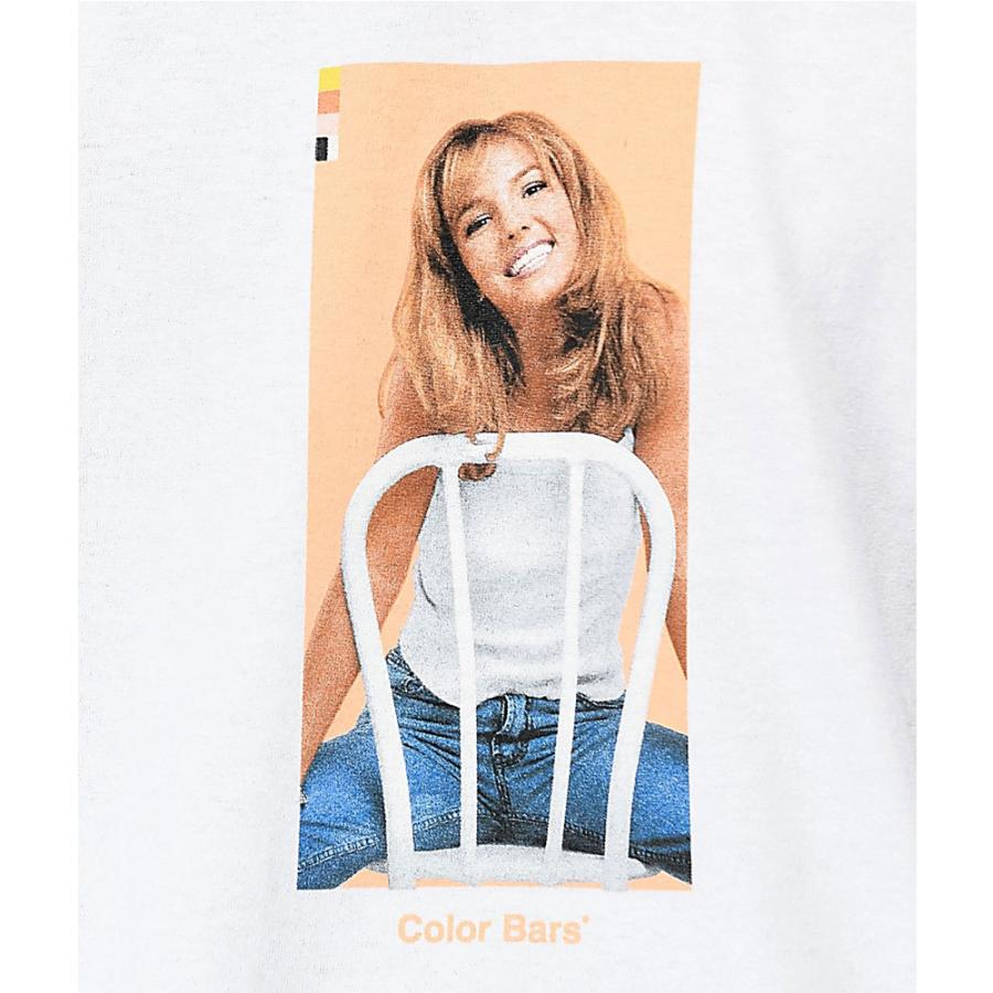 カラーバー COLOR BARS × BRITNEY SPEARS CHAIR TEE | WHITE 半袖 T