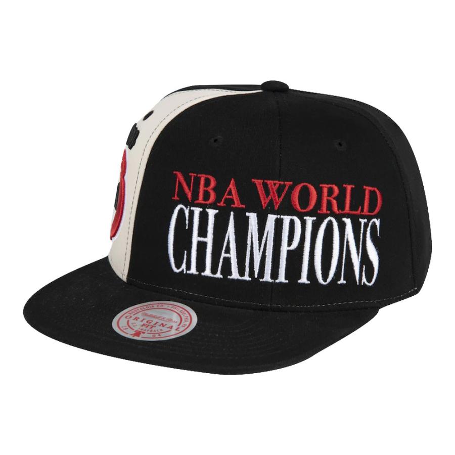 ミッチェルアンドネス Mitchell & Ness NBA 75TH CANAL WORLD CHAMP SNAPBACK HWC HOUSTON ROCKETS スナップバック キャップ 帽子 ロケッツ ブラック 黒｜urbancycostore｜02