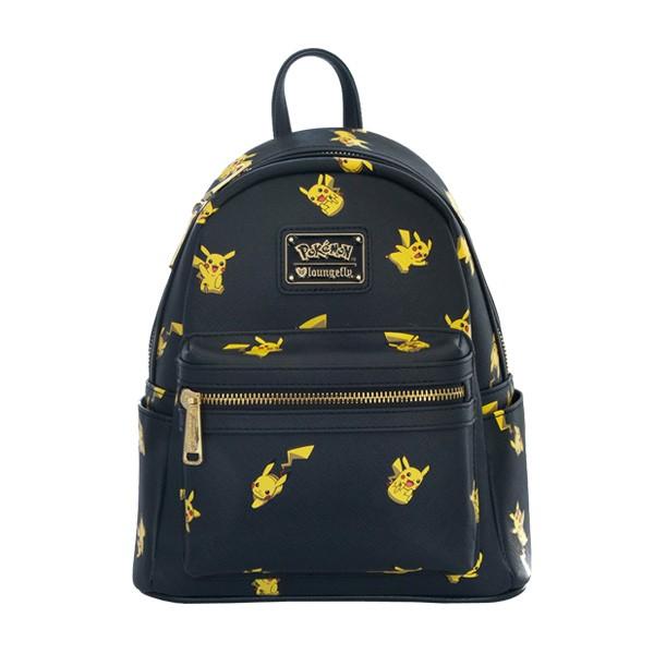 ラウンジフライ LOUNGEFLY × POKEMON PIKACHU PRINT MINI FAUX LEATHER BACKPACK