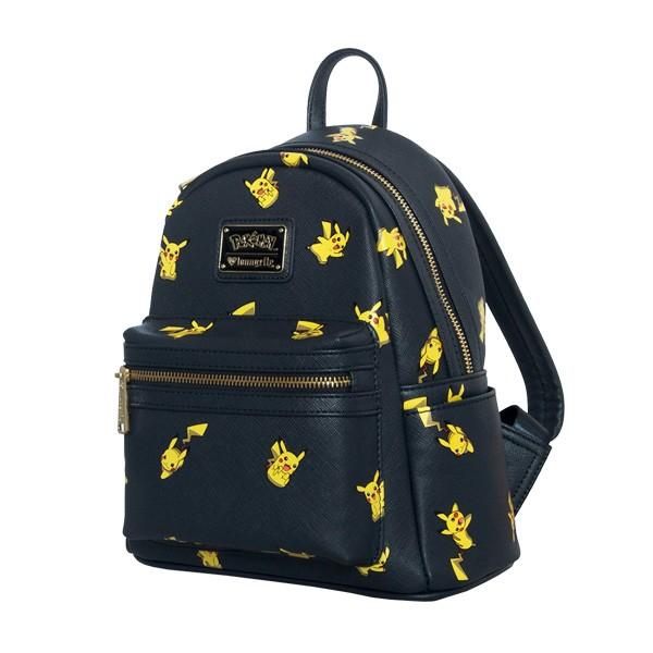 ラウンジフライ LOUNGEFLY × POKEMON PIKACHU PRINT MINI FAUX LEATHER BACKPACK
