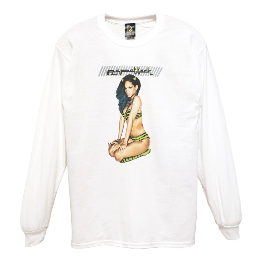 長袖Tシャツ アニメ風デザイン RAP ATTACK ラップアタック RAP ATTACK RUMANNA 2021 L/S TEE | WHITE 長袖 T