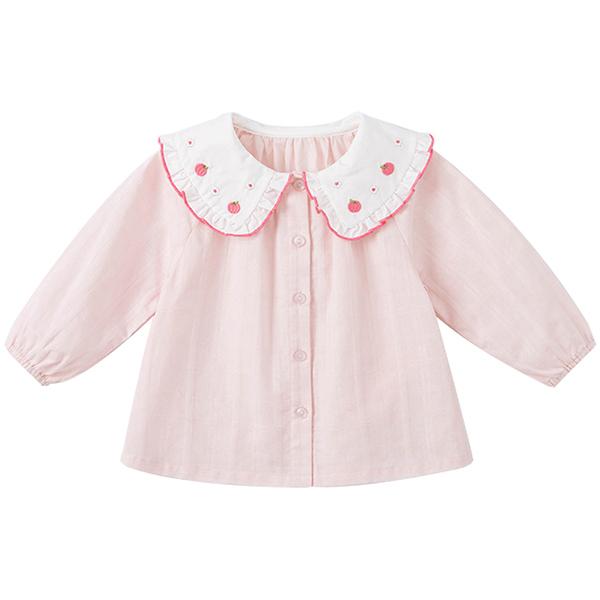 女の子 トップス ブラウス キッズ 子供服 ピンク 春 夏 秋 70 80 90 100 110 1 130 140 Cm Db Daveamp Bella デイブベラ 大人気新作