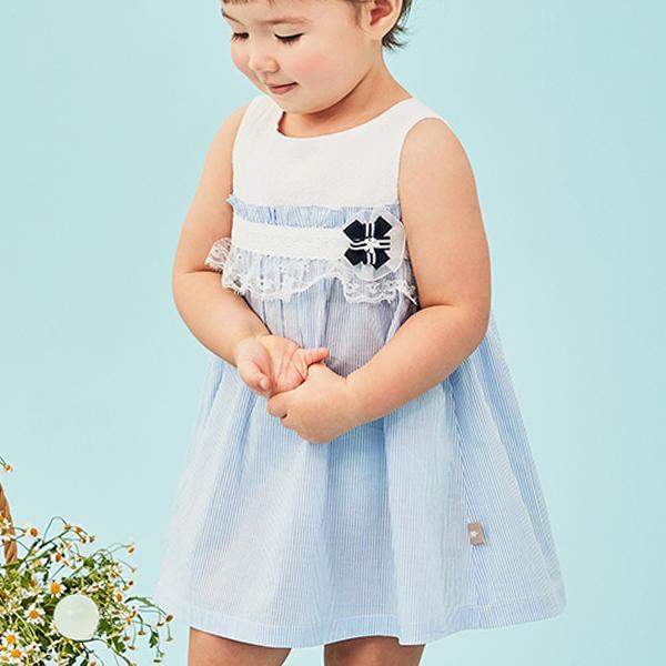 女の子 ワンピース 子供服 ノースリーブ ワンポイント ブルー レース マリン 春 夏 70 80 90 100 110 1 130 Cm Dbh Dave Bella デイブ ベラ Dbh アーバン ミニ スタイル 通販 Yahoo ショッピング