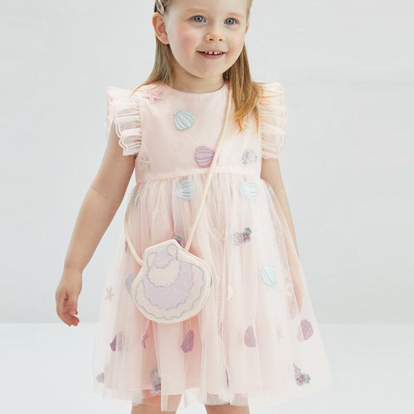 女の子 ワンピース 子供服 フリル袖 チュールスカート レース メッシュ Aライン 海 マリン 貝殻 70 80 90 100 110 1 130 Cm Dave Bella デイブ ベラ Dbj178 アーバン ミニ スタイル 通販 Yahoo ショッピング