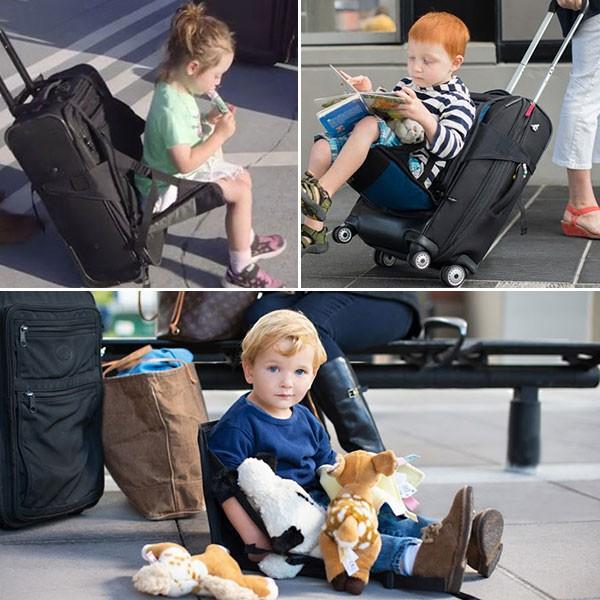 子供用 折り畳み椅子 キャリーケース スーツケース に取付けるだけ ベビーカー に早代わり 座れる 乗れる Spn Sccfc2 アーバン ミニ スタイル 通販 Yahoo ショッピング