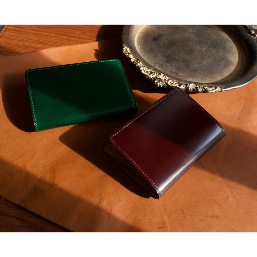 コードバン メンズ 名刺入れ カードケース / レザー 紳士 日本製 馬革