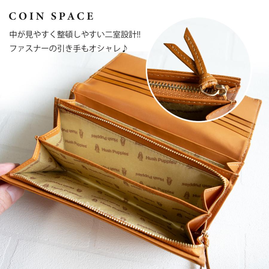 ハッシュパピー（Hush Puppies） 長財布 / ドット ゴートレザー ロング 