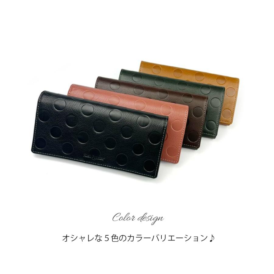 ハッシュパピー（Hush Puppies） 長財布 / ドット ゴートレザー ロング 