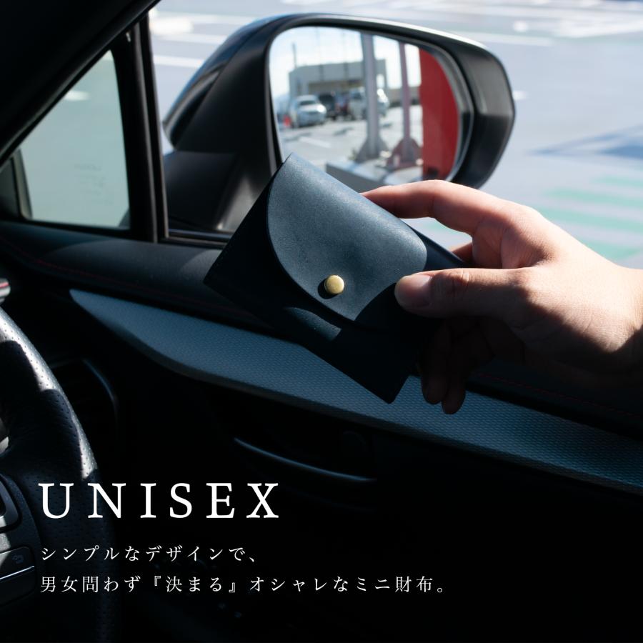 栃木レザー 小さい財布 / レディース メンズ ミニウォレット